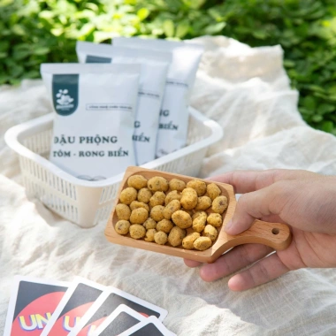 Combo 6 gói Đậu phộng tỏi ớt, Đậu phộng tôm rong biển, Hướng dương chiên giòn – 56.000đ 4