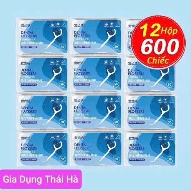 Combo 6 Hộp Tăm Chỉ Nha Khoa - Vệ Sinh Răng Miệng Chuyên Dụng Giá Ưu Đãi 16.500đ