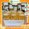 Combo 6 Hũ Thuỷ Tinh Pha Lê - Khay Cao Cấp Đựng Mứt Tết Sang Trọng 148.5k