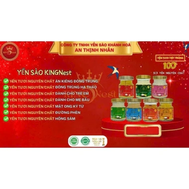 Combo 6 Hủ Yến Sào Kingnest 100% Yến Tươi Cao Cấp - Top 10 Châu Á, Giá chỉ 405.600 VND