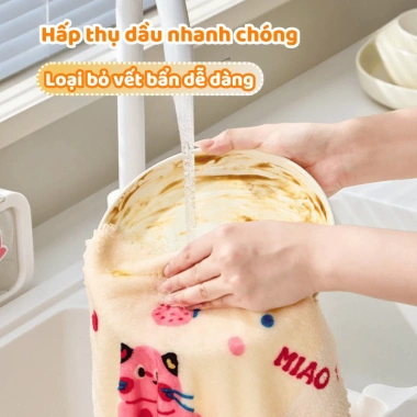 Combo 6 khăn lau bếp 30x30cm đa năng thấm nước, nhanh khô, dễ giặt 34.000₫ 5