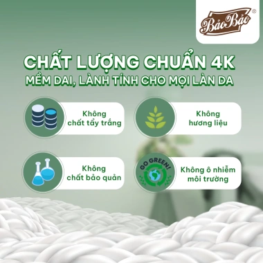 Combo 6 lốc Giấy Vệ Sinh Bảo Bảo 6 cuộn không lõi Hồng - Thấm hút tốt, 92.000 VND