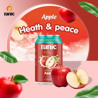 Combo 6 Lon Nước Ép Trái Cây PANIE 330ml (Ổi Đào Táo Cầu) Siêu Ngon - Giảm Giá 22%