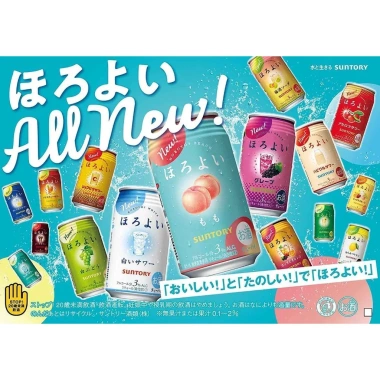 Combo 6 Lon Nước Trái Cây Suntory Horoyoi 350ml Vị Ngẫu Nhiên - Hàng Nhật 100% Giá Ưu Đãi 455k 3