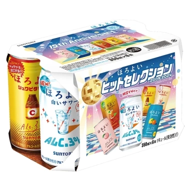 Combo 6 Lon Nước Trái Cây Suntory Horoyoi 350ml Vị Ngẫu Nhiên - Hàng Nhật 100% Giá Ưu Đãi 455k 5