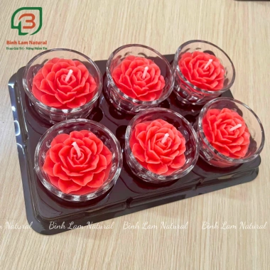 Combo 6 Ly Nến Hoa T01 Không Khói Dâng Phật Cúng Gia Tiên Mụ Ngày Rằm Tết Giá ưu đãi 143.650 VND 7