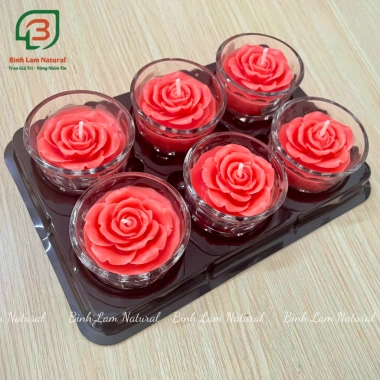 Combo 6 Ly Nến Hoa T01 Không Khói Dâng Phật Cúng Gia Tiên Mụ Ngày Rằm Tết Giá ưu đãi 143.650 VND 9