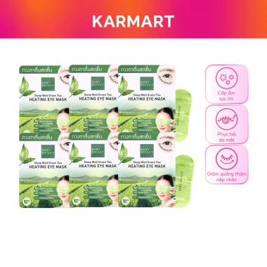 Combo 6 Mặt Nạ Xông Hơi Mắt Trà Xanh - Giảm Giá, Ngủ Sâu, Thư Giãn Mắt 117.000 VND