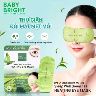 Combo 6 Mặt Nạ Xông Hơi Mắt Trà Xanh - Giảm Giá, Ngủ Sâu, Thư Giãn Mắt 117.000 VND