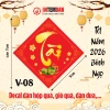 Combo 6 Mẫu V-20 - 100 Tem Tết Vinh Liên Dán Lọ Hạt, Quà Tết, Dưa Hấu, Bánh Chưng - 60.000 VNĐ 3