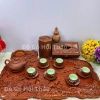 Combo 6 món đồ gỗ mỹ nghệ mini Song Long: ấm chén, khay trà hương đỏ, hộp giấy, lọ tăm - Giá ưu đãi 630.000₫ 8