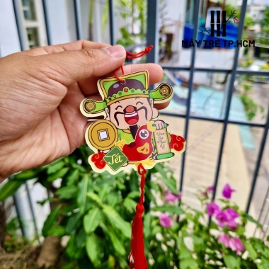 Combo 6 Tag Trang Trí Giỏ Quà Tết - Lân, Thần Tài, Cây Mai và Đào, 25.000 VND 7 Combo 6 Tag Trang Trí Giỏ Quà Tết - Lân, Thần Tài, Cây Mai và Đào, 25.000 VND 7