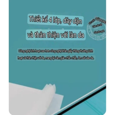 Combo 6 túi khăn giấy rút siêu dai 4 lớp 7.680 tờ - Cao cấp, cải tiến, kèm móc treo - CHEERFUL chính hãng