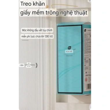 Combo 6 túi khăn giấy rút siêu dai 4 lớp 7.680 tờ - Cao cấp, cải tiến, kèm móc treo - CHEERFUL chính hãng