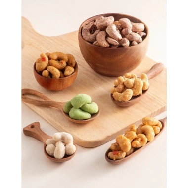 Combo 6 vị Hạt điều rang VIGONUTS thơm ngậy, giòn rụm Hũ 150g, giảm giá 407.999₫