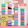 Combo 60 Gói Giấy Ăn Top Gia 3 Màu + Gấu Trúc 300 Tờ 4 Lớp Cao Cấp - Giá ưu đãi 142k