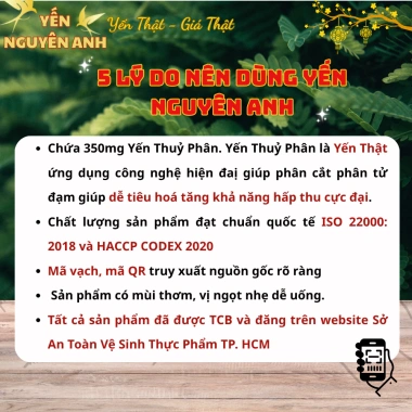 Combo 60 Hủ Nước Yến Sào Yến Nguyên Anh 350mg Tươi, Tặng 6 Hủ, Giảm 65k, Không Bảo Quản 3