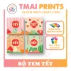 Combo 60 tem Tết TMAI Dán Dưa Hấu, Lọ Hạt, Bánh Chưng Vuông, 45.000 VND 3