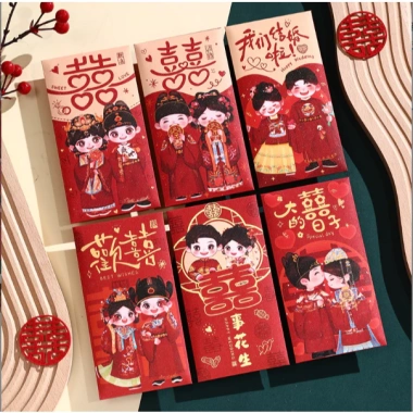 COMBO 6c Lì xì ăn hỏi - Bê tráp chibi siêu dễ thương, giá chỉ 18.500₫ 9
