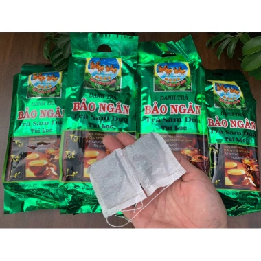 Combo 7 gói Trà Sâm Bảo Ngân Túi lọc - Giảm cân, thanh lọc, Giá ưu đãi 273.000 VND