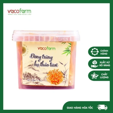 Combo 7 hộp Đông Trùng Hạ Thảo Tươi Vacofarm 5 tặng 2 - Giá chỉ 450.000đ