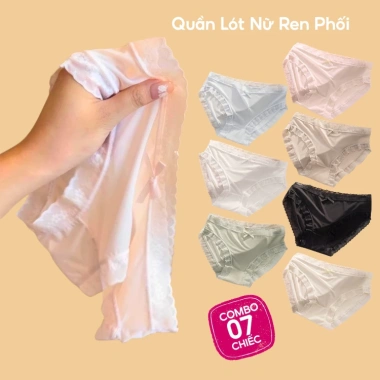 Combo 7 Quần Lót Nữ Undercool Ren Phối Nơ Cao Cấp - Sexy, Giá Ưu Đãi 169k