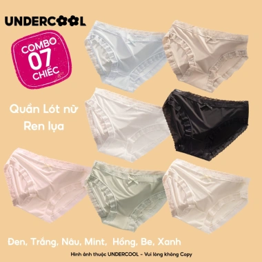 Combo 7 Quần Lót Nữ Undercool Ren Phối Nơ Cao Cấp - Sexy, Giá Ưu Đãi 169k