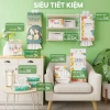 Combo 8 Bịch Khăn Giấy Cỡ Đại Rút Đa Sắc Cao Cấp Treo Tường Tiện Lợi Tặng 3 Móc Treo 9