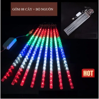 Combo 8 cây LED sao băng đa sắc và đơn sắc vàng - Giá chỉ 70.000, giảm mạnh 3 Combo 8 cây LED sao băng đa sắc và đơn sắc vàng - Giá chỉ 70.000, giảm mạnh 3