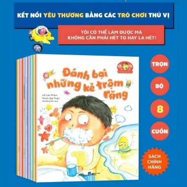 Combo 8 Cuốn Sách Ehon Kỹ Năng Sống Cho Bé 2+ - Không La Không Hét, Giá Ưu Đãi 160k (NXB Dân Trí) 8
