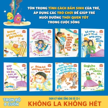 Combo 8 Cuốn Sách Ehon Kỹ Năng Sống Cho Bé 2+ Không La Không Hét Giảm 160.000 VND