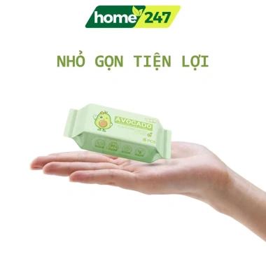 Combo 8 Gói 64 Tờ Khăn Giấy Ướt Mini Bỏ Túi Đa Năng - Tiện Lợi Vệ Sinh Cá Nhân, Giá Ưu Đãi Chỉ 9.9k VND 3