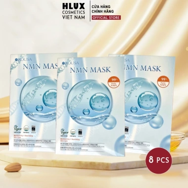 Combo 8 miếng Mặt Nạ NMN Hàn Quốc - Dưỡng da, sáng da, cấp ẩm, chỉ 595.000đ