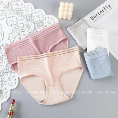 Combo 8 quần lót cotton viền cạp ren, thoáng khí, kháng khuẩn - Giá chỉ 88.000₫