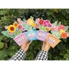 Combo 8 thiệp lẵng hoa handmade - Thiệp 8/3, 20/10, tặng mẹ - Giá chỉ 28.000đ