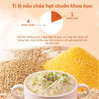Combo 9 loại hạt hữu cơ ăn dặm Mămmy - Vitamin dồi dào cho bé 6 tháng, chỉ 649.000₫ 6 Combo 9 loại hạt hữu cơ ăn dặm Mămmy - Vitamin dồi dào cho bé 6 tháng, chỉ 649.000₫ 6