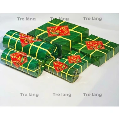 Combo 9 Mô Hình Bánh Chưng, Bánh Tét, Dưa Hấu Giấy Cứng Trang Trí Tết 2.026 Giá Ưu Đãi 35.000 VNĐ HAPPY DECOR