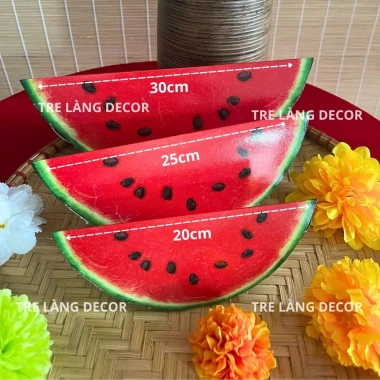 Combo 9 Mô Hình Bánh Chưng, Bánh Tét, Dưa Hấu Giấy Cứng Trang Trí Tết 2.026 Giá Ưu Đãi 35.000 VNĐ HAPPY DECOR