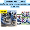Combo An Toàn - Đôn Ga Inox + Dây Đai 100cm + Đai Lớn Hoạt Hình, Giá 250.600 VND 2