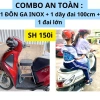 Combo An Toàn - Đôn Ga Inox + Dây Đai 100cm + Đai Lớn Hoạt Hình, Giá 250.600 VND 7