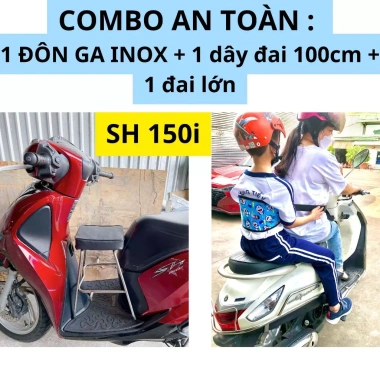 Combo An Toàn - Đôn Ga Inox + Dây Đai 100cm + Đai Lớn Hoạt Hình, Giá 250.600 VND 7 Combo An Toàn - Đôn Ga Inox + Dây Đai 100cm + Đai Lớn Hoạt Hình, Giá 250.600 VND 7