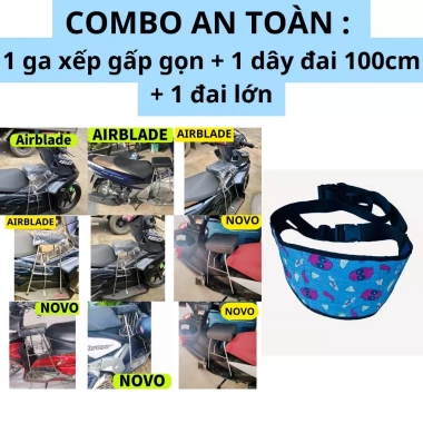 Combo An Toàn - Đôn Ga Inox + Dây Đai 100cm + Đai Lớn Hoạt Hình, Giá 250.600 VND 8 Combo An Toàn - Đôn Ga Inox + Dây Đai 100cm + Đai Lớn Hoạt Hình, Giá 250.600 VND 8