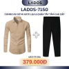 Combo áo sơ mi dài tay kate lụa + quần tây âu phục nam LADOS-7.150 - Sang trọng, lên form, chỉ 344.000₫ 6