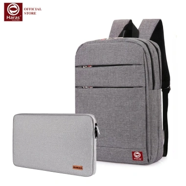Combo Balo Laptop Thời Trang HARAS HR099 và Túi Chống Sốc HARAS 001 - Giá chỉ 199.000₫