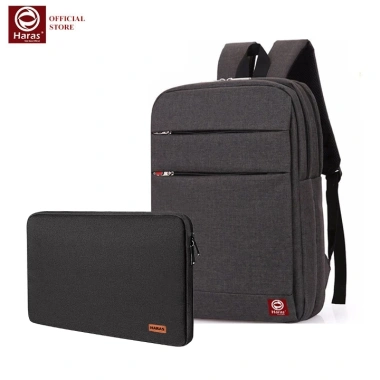 Combo Balo Laptop Thời Trang HARAS HR099 và Túi Chống Sốc HARAS 001 - Giá chỉ 199.000₫ 2