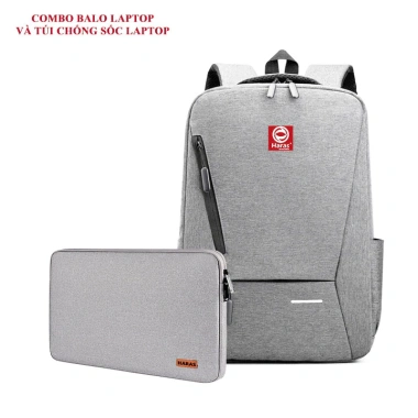 Combo Balo Laptop Thời Trang + Túi Chống Sốc HARAS HR263TC001 – Chống Va Đập, Giá 199.000₫