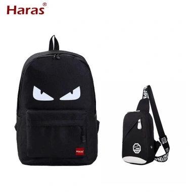 Combo Balo Laptop và Túi Đeo Chéo Rocket HARAS HR138.083 Đen Giá ưu đãi 139k 2