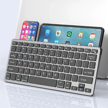Combo Bàn Phím Bluetooth và Chuột Không Dây Mini - Kết Nối 7 Thiết Bị, Pin Trâu, Thiết Kế Cao Cấp, Giá 350.000 VND 7 Combo Bàn Phím Bluetooth và Chuột Không Dây Mini - Kết Nối 7 Thiết Bị, Pin Trâu, Thiết Kế Cao Cấp, Giá 350.000 VND 7