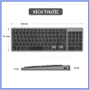 Combo Bàn Phím Chuột Không Dây K835 Bluetooth USB 2.4G Pin Sạc Chống Ồn Thiết Bị 4