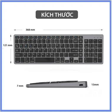 Combo Bàn Phím Chuột Không Dây K835 Bluetooth USB 2.4G Pin Sạc Chống Ồn Thiết Bị 4 Combo Bàn Phím Chuột Không Dây K835 Bluetooth USB 2.4G Pin Sạc Chống Ồn Thiết Bị 4